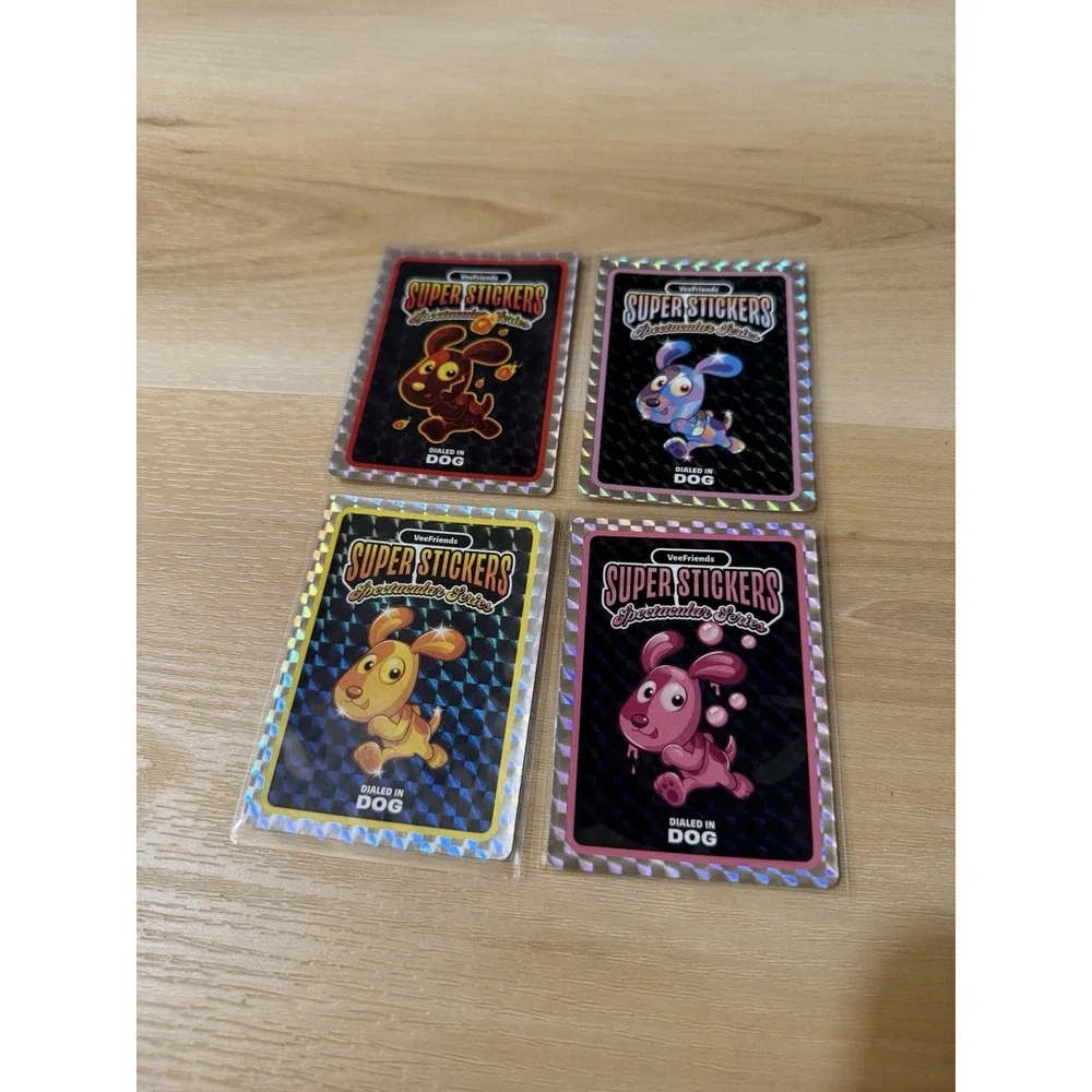2026 VeeFriends Super Stickers Spectacular Lot Dialed In Dog Lava Bubblegum Gold